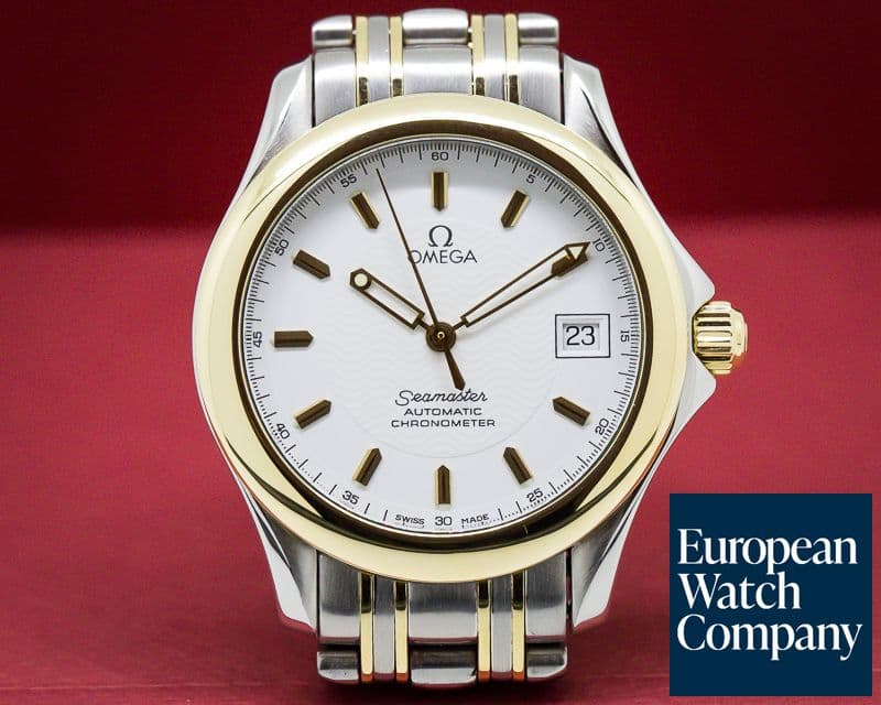 Image of Omega Seamaster 120M White Dial SS / 18K 