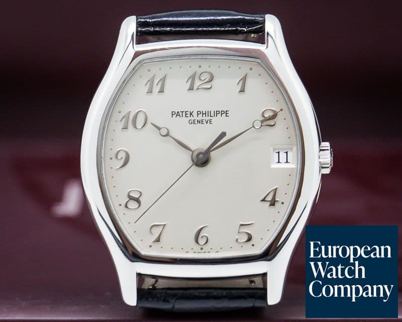Image of Patek Philippe Gondolo Tonneau Platinum / Breguet Numerals RARE