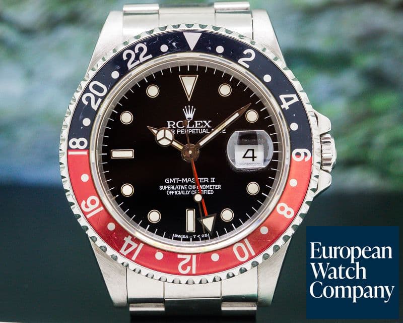 Image of Rolex GMT Master II SS Red / Black Coke