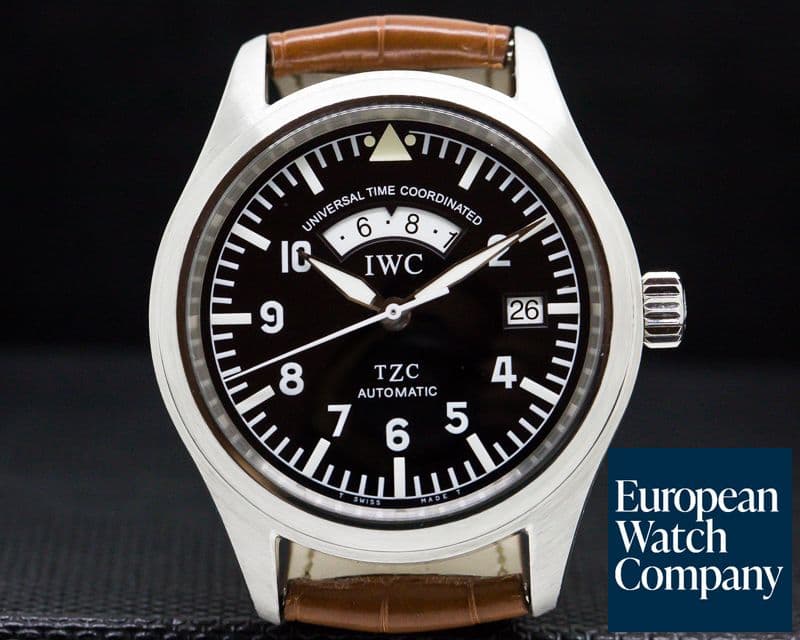 Image of IWC UTC Black Dial SS