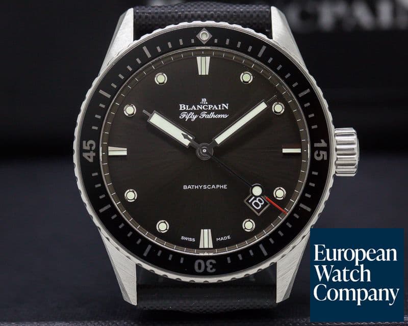 Image of Blancpain Fifty Fathoms Bathyscaphe Automatic SS