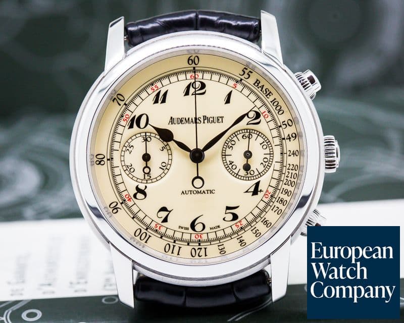 Image of Audemars Piguet Jules Audemars Chronograph 18K White Gold 