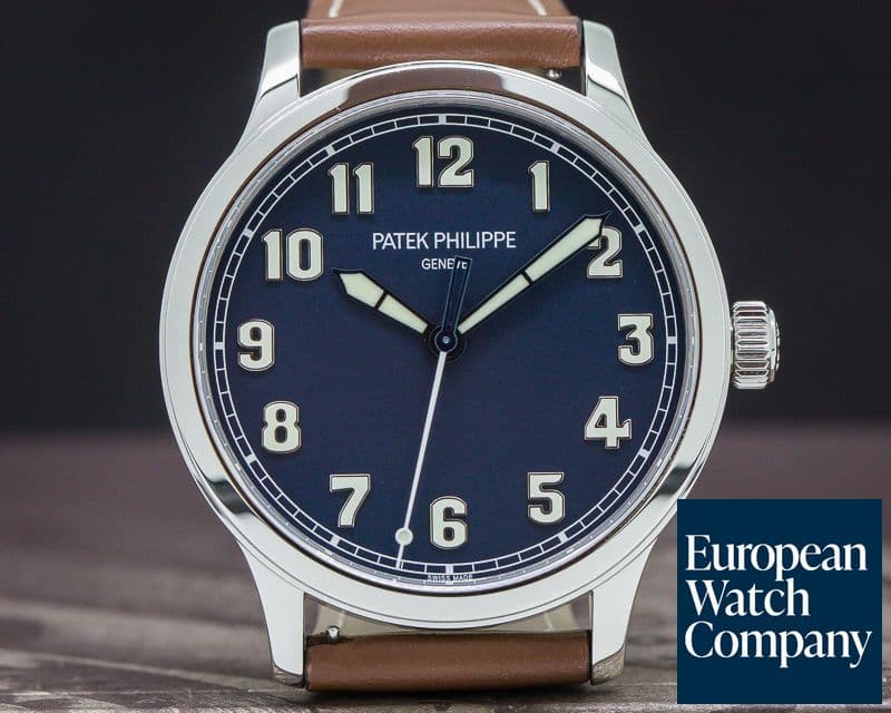 Image of Patek Philippe Pilot Calatrava Steel "New York" Limited Edition