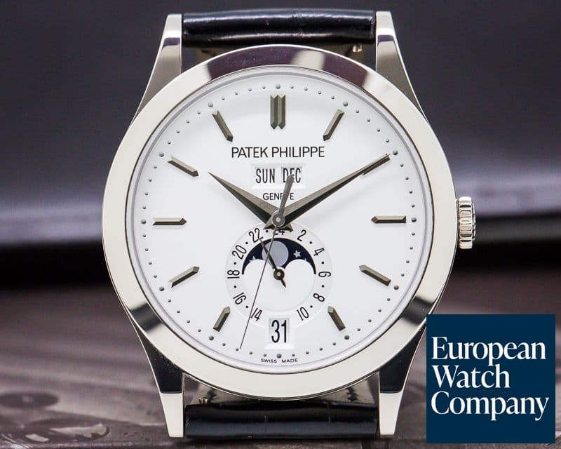 Image of Patek Philippe Annual Calendar Silver Dial 18K White Gold 
