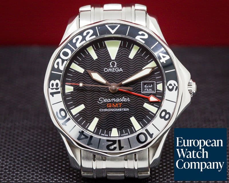 Image of Omega Seamaster GMT SS/SS Black Dial 41MM