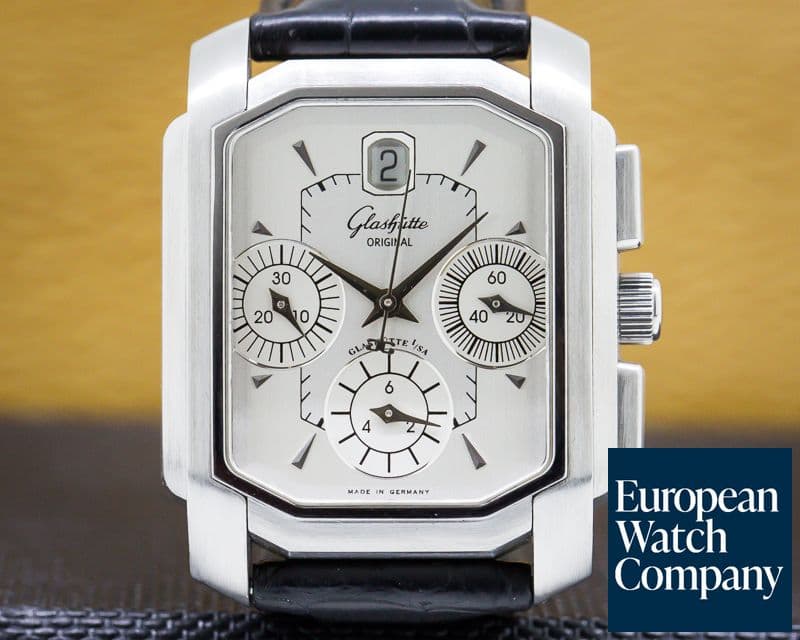 Image of Glashutte Original Senator Karree Chronograph SS