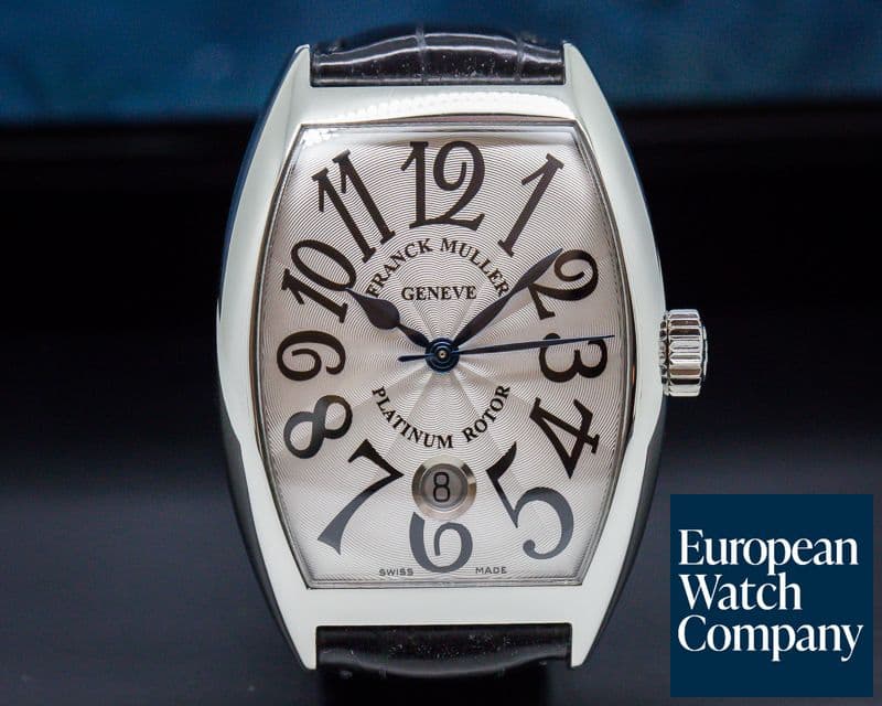 Image of Franck Muller Cintree Curvex SS Platinum Rotor Automatic Silver Dial  

