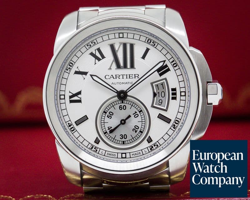 Image of Cartier Calibre de Cartier Automatic Silver Dial SS / SS 