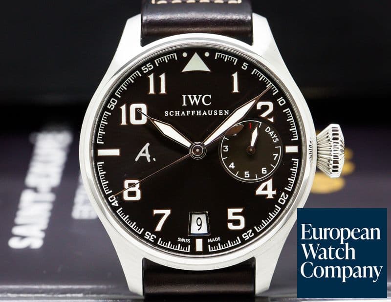 Image of IWC Big Pilot Antoine De Saint Exupery Limited Edition Brown Dial
