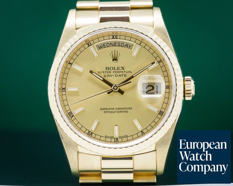 Image of Rolex Day Date President Champagne Dial 18K Yellow Gold 