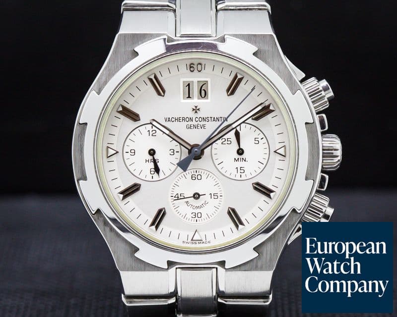 Image of Vacheron Constantin Overseas Chronograph SS White Dial 