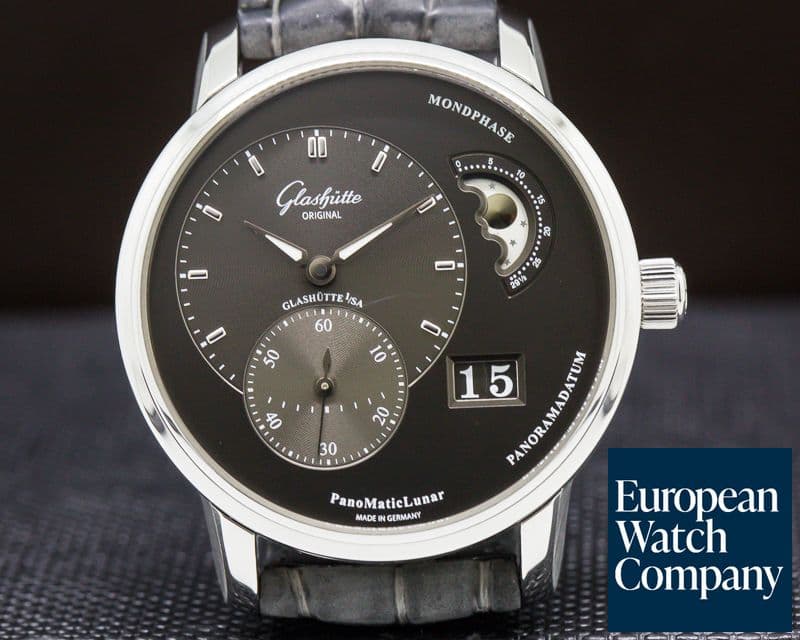 Image of Glashutte Original PanoMatic Lunar SS Grey Dial