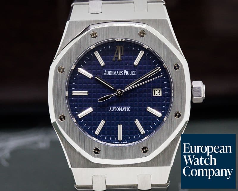 Image of Audemars Piguet Royal Oak Blue Dial SS / SS 