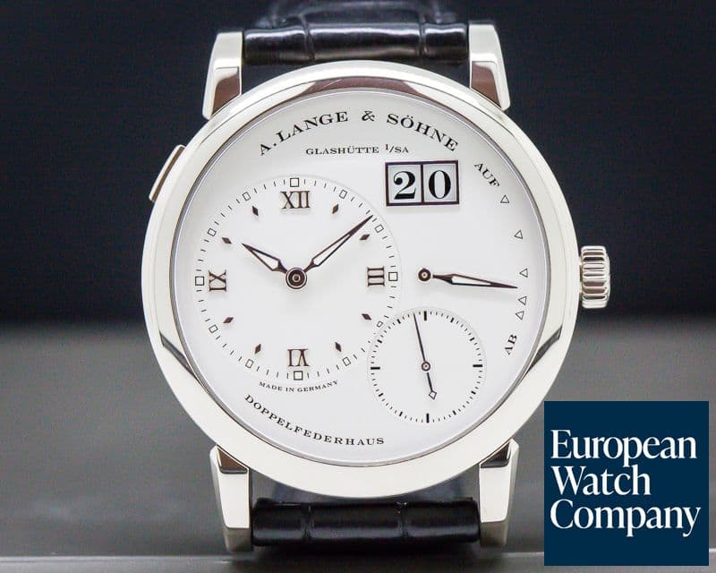 Image of A. Lange and Sohne Lange 1 18K White Gold Silver Dial