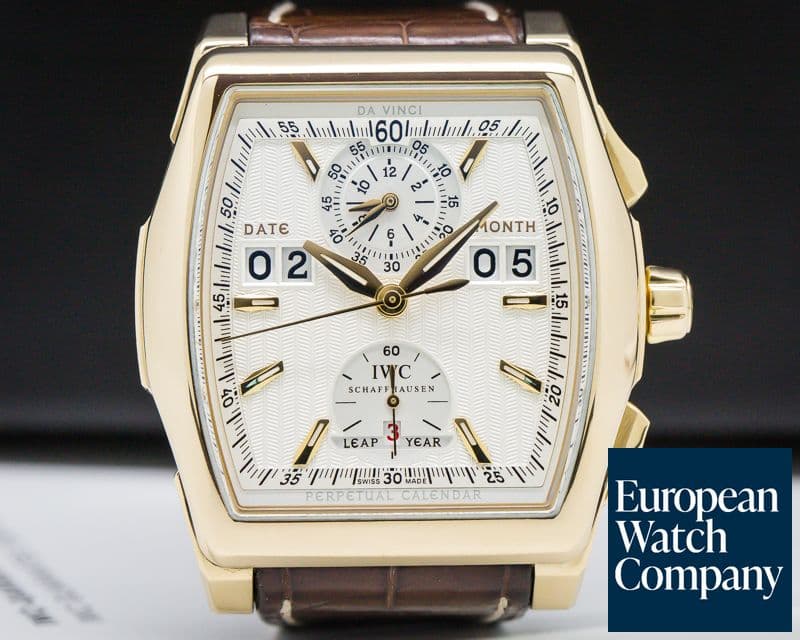 Image of IWC Da Vinci Perpetual Digital Date Month Chronograph 18k Rose Gold