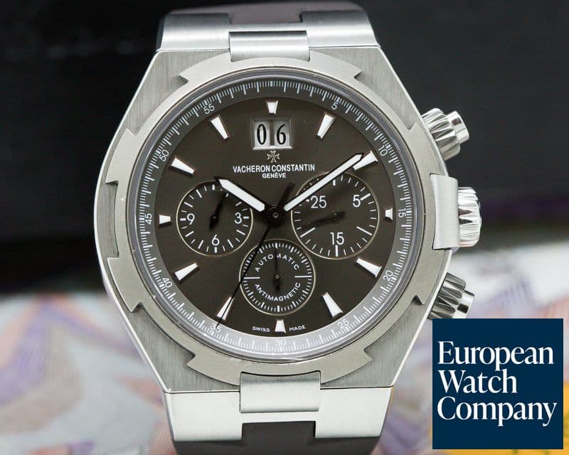 Image of Vacheron Constantin Overseas Chronograph SS Gray Dial / Rubber 