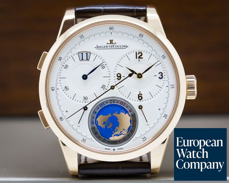 Image of Jaeger LeCoultre Duometre Travel Time 18K Rose Gold UNWORN