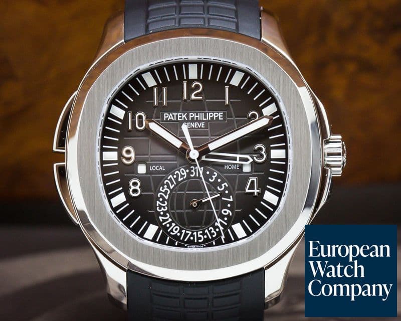 Image of Patek Philippe Aquanaut Travel Time SS / Rubber UNWORN