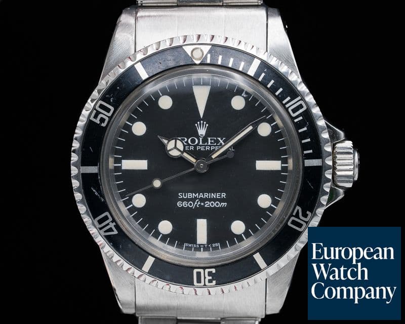 Image of Rolex Vintage Matte Maxi Dial Submariner GREAT PATINA 