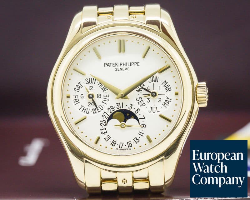 Image of Patek Philippe Perpetual Calendar 18K Yellow Gold Bracelet