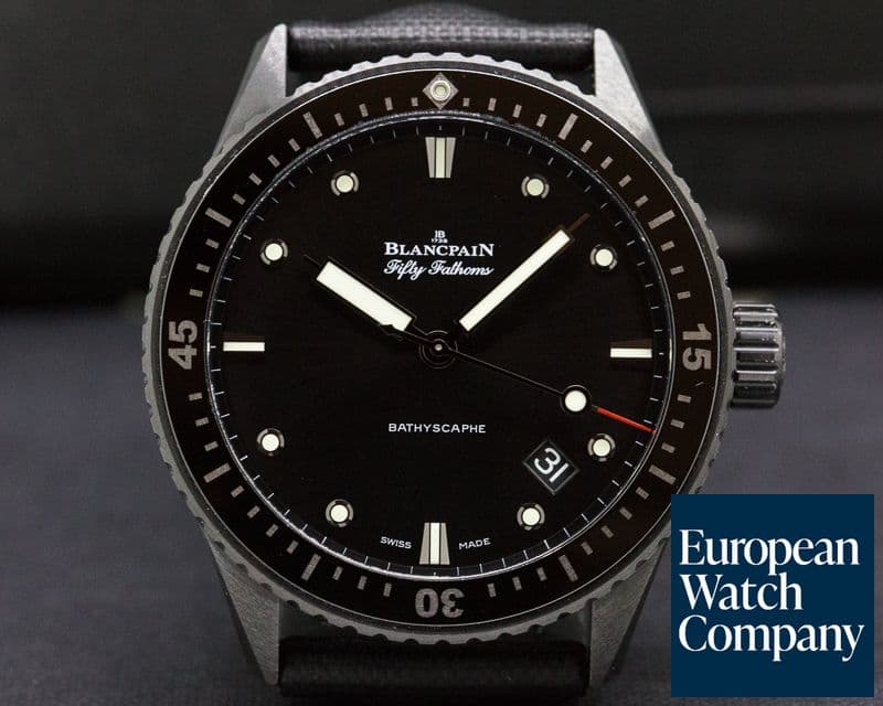 Image of Blancpain Fifty Fathoms Bathyscaphe Ceramic 