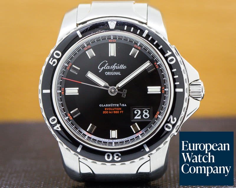 Image of Glashutte Original Sport Evolution Panorama Date SS / SS