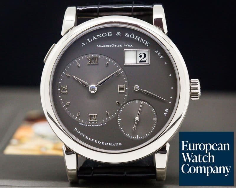 Image of A. Lange and Sohne Lange 1 Grey Slate Dial White Gold 