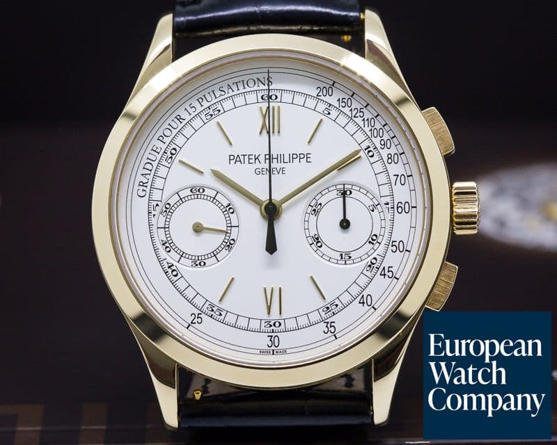 Image of Patek Philippe Chronograph 18K Yellow Gold Pulsation Dial