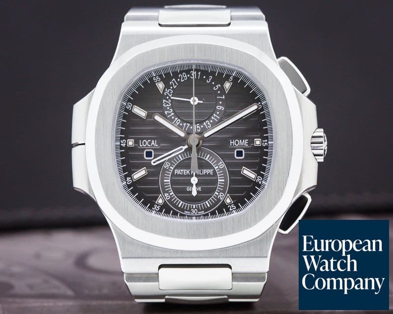 Image of Patek Philippe Nautilus Travel Time Chronograph Grey Dial SS / SS
