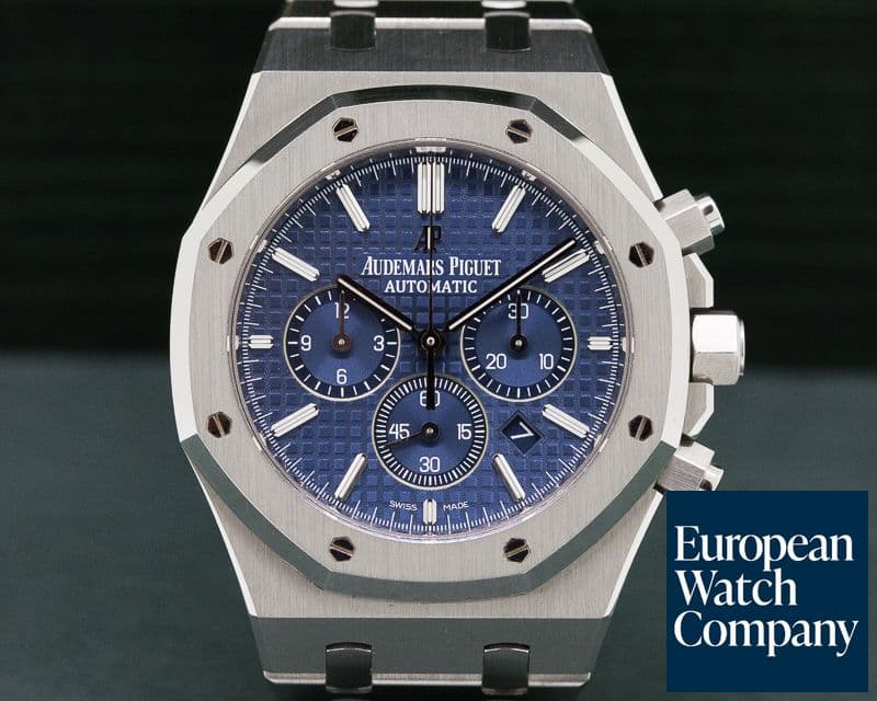 Image of Audemars Piguet Royal Oak Chronograph BLUE Dial SS 41MM 