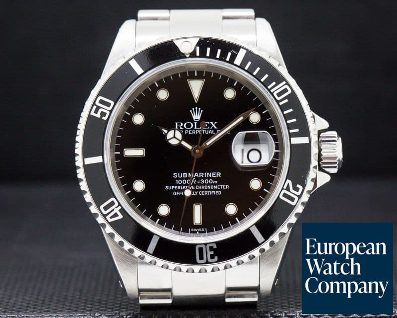 Image of Rolex Submariner SS Black Dial 