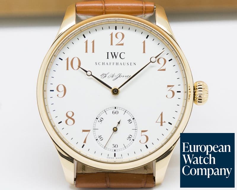 Image of IWC Portuguese FA Jones Limited Edition 18K Rose Gold