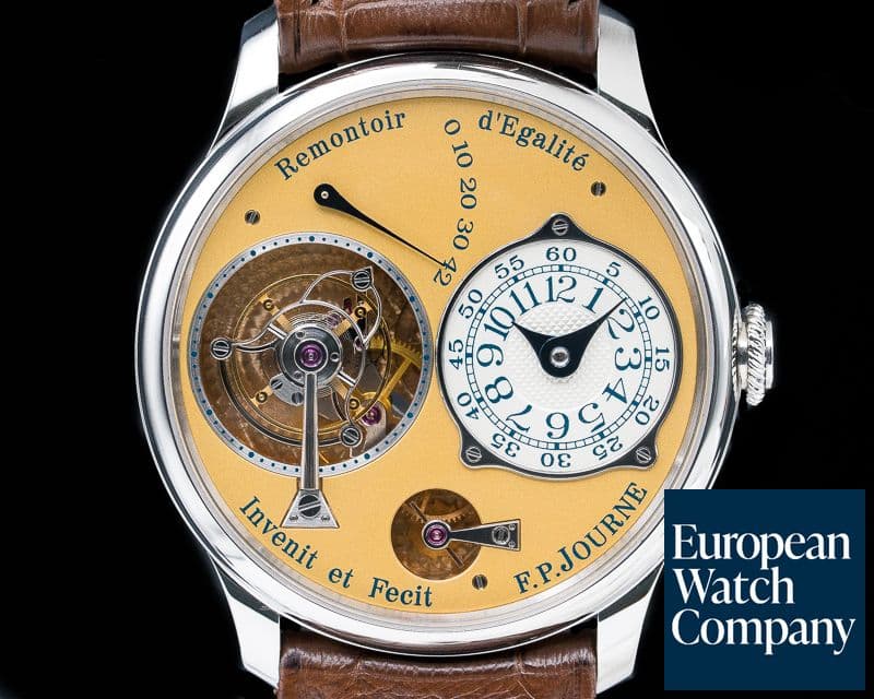 Image of F. P. Journe Tourbillon Souverain STEEL 38MM LIMITED TO ONLY 38 PIECES 
