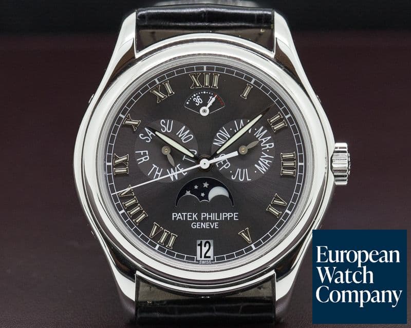 Image of Patek Philippe Annual Calendar Power Reserve Grey Dial Platinum 