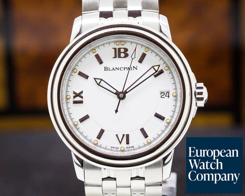 Image of Blancpain Leman 2100 White Dial SS 38MM