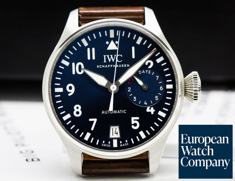 Image of IWC Big Pilot "LE PETIT PRINCE" Blue Dial 