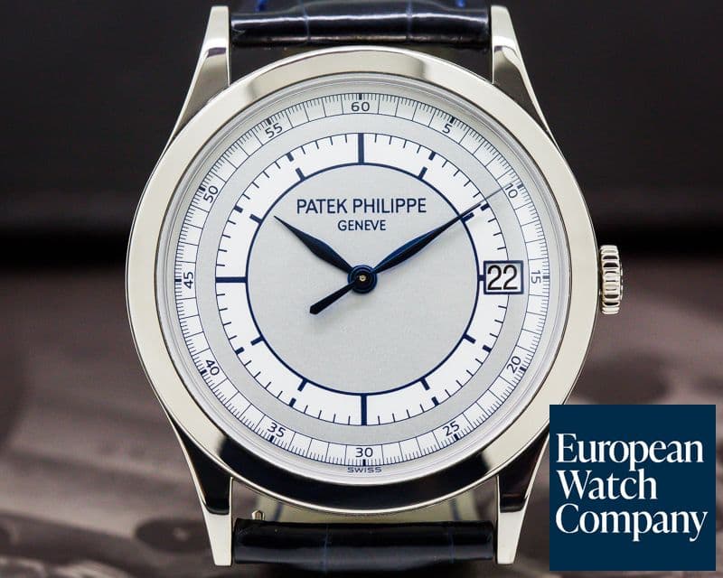 Image of Patek Philippe Calatrava 18K White Gold Sector Dial 