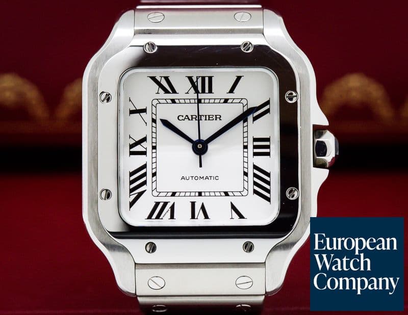 Image of Cartier Santos Medium SS / SS Automatic NEW MODEL