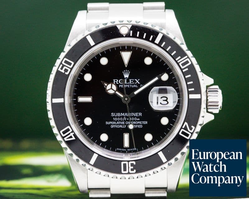 Image of Rolex Submariner SS Black Dial 