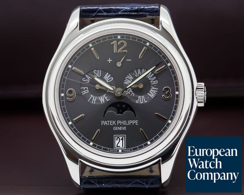 Image of Patek Philippe Annual Calendar 18K White Gold Slate Dial 
