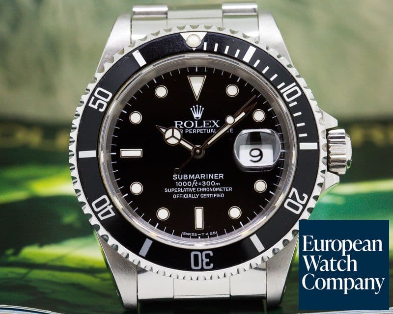 Image of Rolex Submariner SS Black Dial 