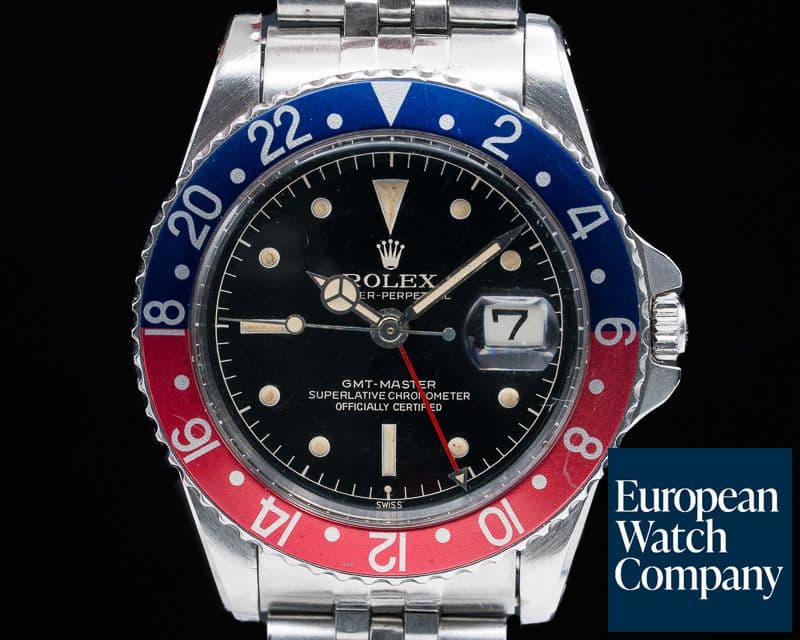 Image of Rolex GMT Master Gilt Chapter Ring Exclamation GLOSSY + CLEAN