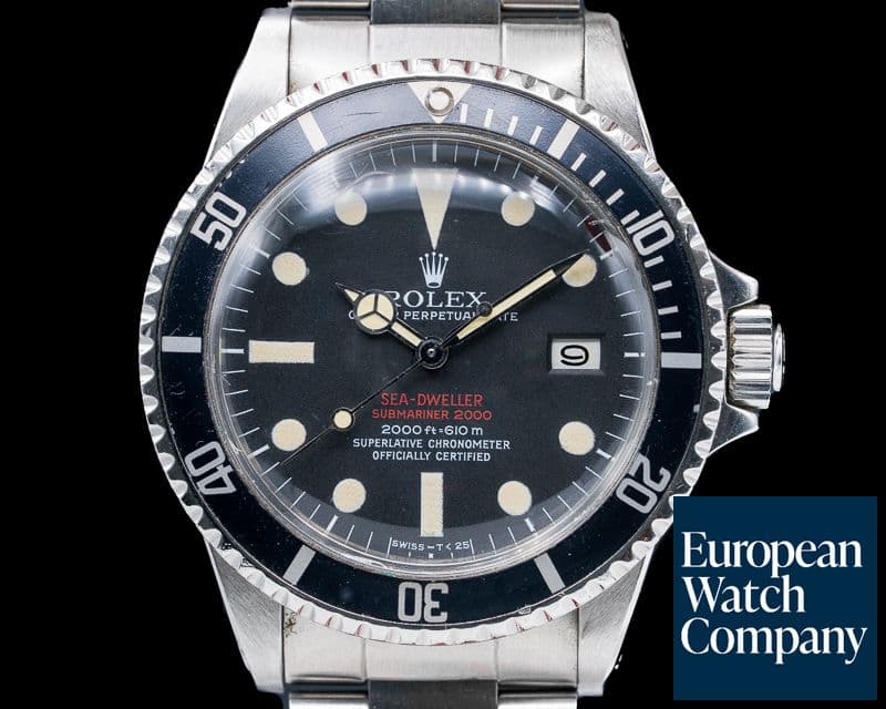 Image of Rolex Vintage "Double Red" Sea Dweller Mark III Dial SS / SS
