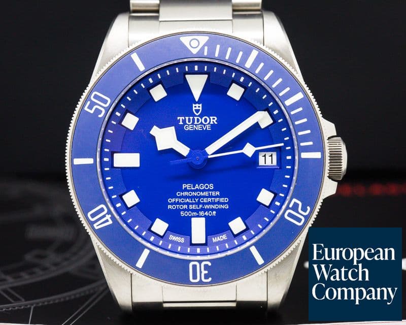 Image of Tudor Pelagos Blue Dial In-House Caliber Titanium 