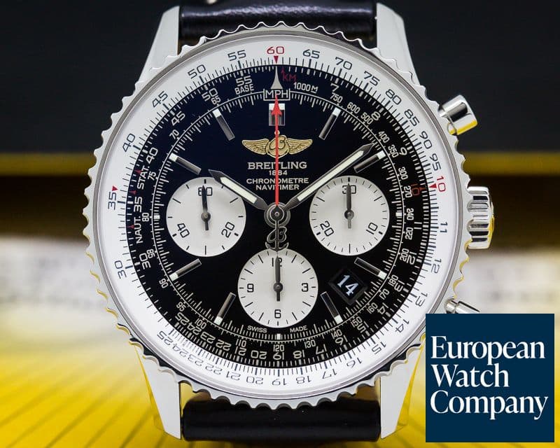 Image of Breitling Old Navitimer Chronograph SS
Black Dial