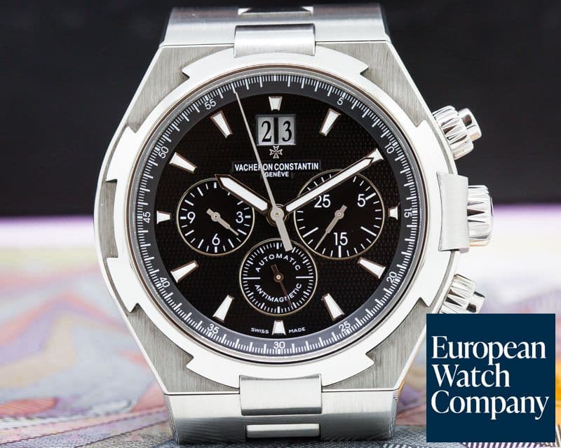 Image of Vacheron Constantin Overseas Chronograph Black Dial SS / SS 