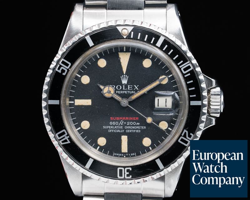 Image of Rolex Submariner RED MK IV Circa 1971 SS FULL SET