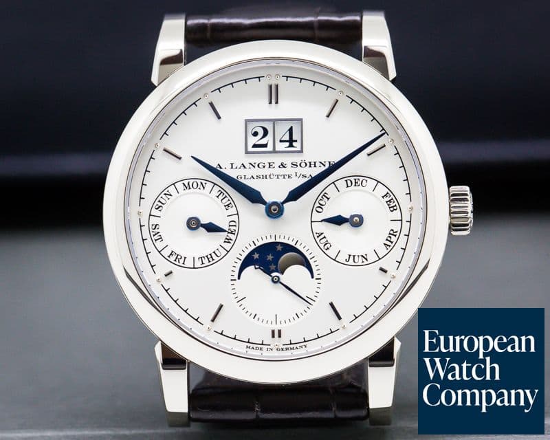 Image of A. Lange and Sohne Saxonia Annual Calendar 18K White Gold 