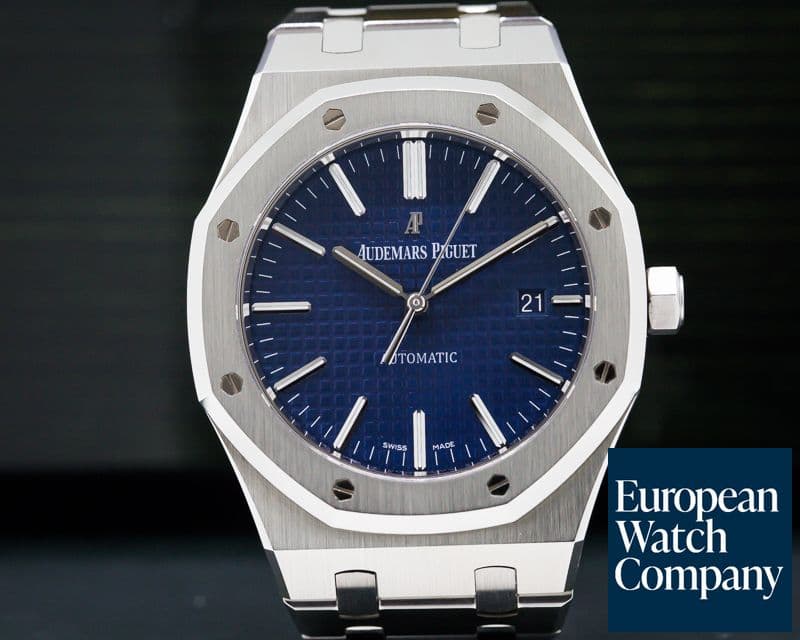 Image of Audemars Piguet Royal Oak BOUTIQUE BLUE SS / SS