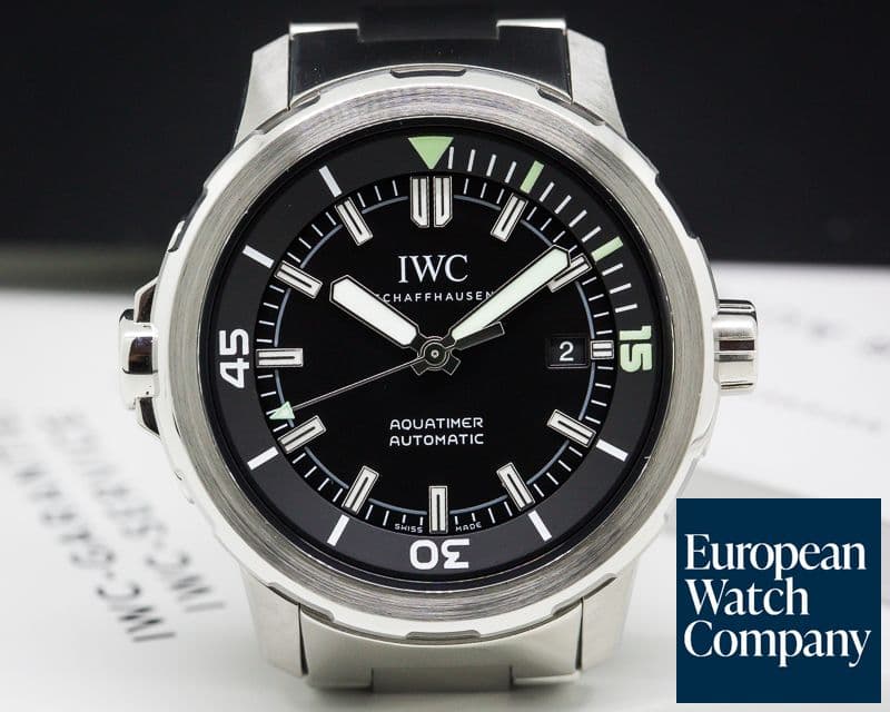 Image of IWC Aquatimer Automatic Black Dial SS / SS